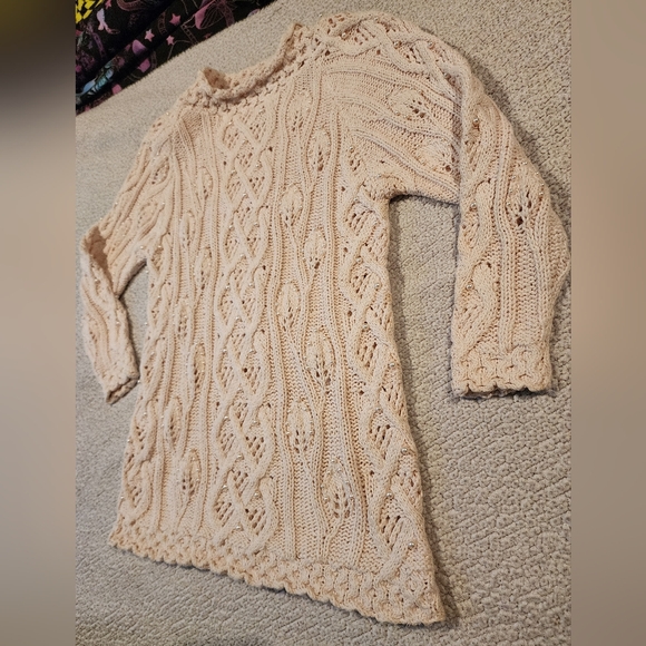 Yarn Works Hand Knit Petite Sweater Dress - Picture 3 of 11